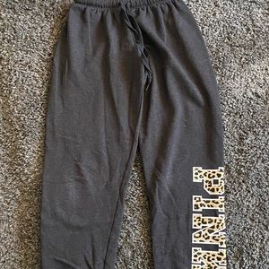 🌸PINK grey sweatpants